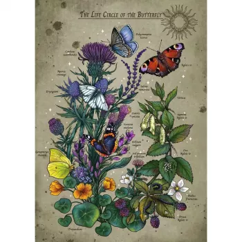 Pusle Ravensburger Circle of Life Butterfly 1000 tk