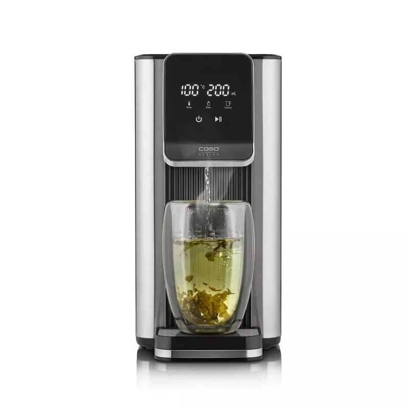 Caso Turbo kuuma vee automaat | HW 630 | Veeautomaat | 2600 W | 2,5 L | Plastik/roostevaba teras | Must/roostevaba teras