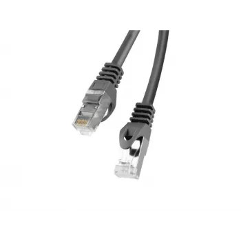 Lanberg Cat6 võrgukaabel RJ-45 kuni RJ-45 PCF6-10CC-0500-BK, 5 m, F/UTP, 250 MHz, must