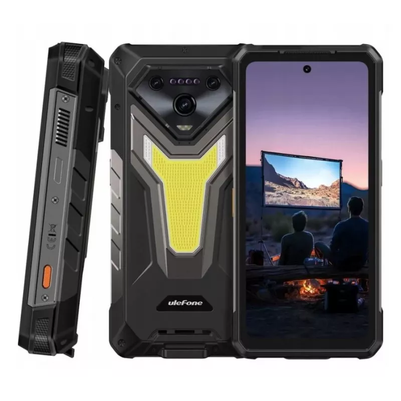 Nutitelefon UleFone Armor 34 Pro 5G Plus — 6,95 tolli 1080x2460, MediaTek Dimensity 7300, 16 GB muutmälu, 512 GB, 50 MP kolmik, 25500 mAh, Dual SIM, Android 15, IP68/69K