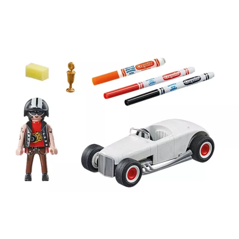 PLAYMOBIL #71376 Värviline Hot Rod UUS