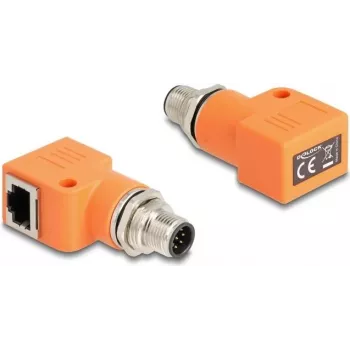 DELOCK 60627 kaabli soovaheti M12 RJ45 oranž