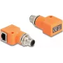 DELOCK 60627 kaabli soovaheti M12 RJ45 oranž