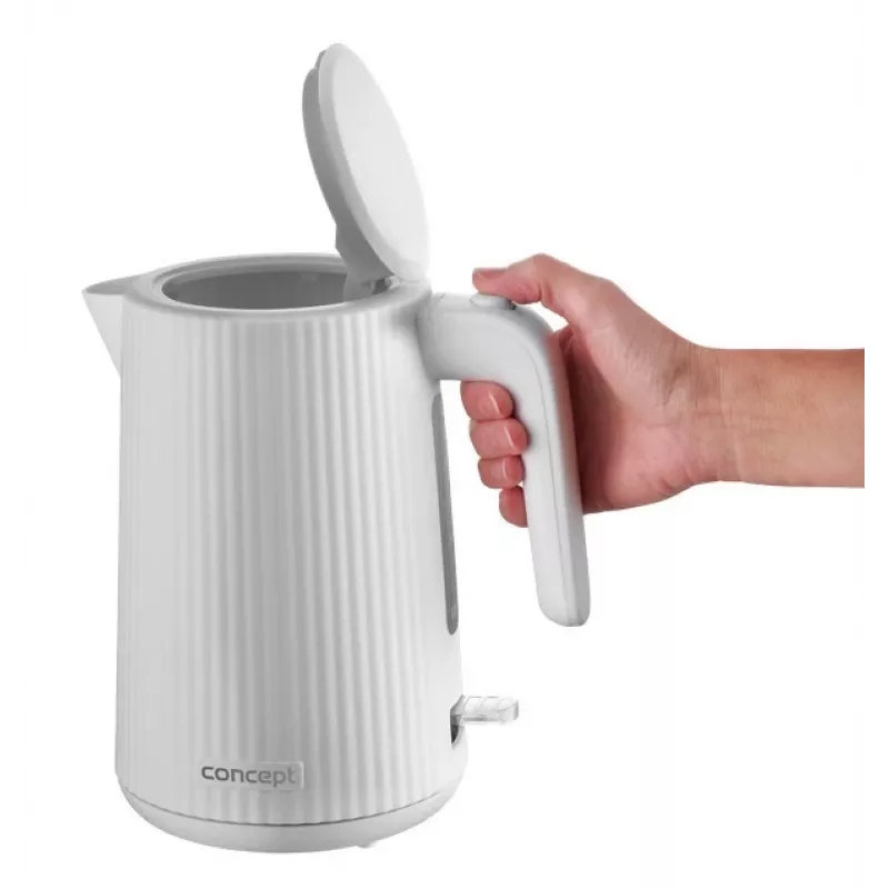 Elektriline veekeetja Concept Solution RK2390, plastkorpus, 1,7 L, valge