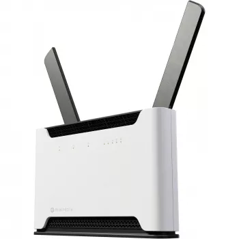 MikroTik Chateau LTE18 - Traadita ruuter - 5-pordiline lüliti - GigE, 2,5 GigE - Wi-Fi 5, Wi-Fi 6 - Kaheribaline (S53UG+5HAXD2HAXD-TC&EG18-EA)