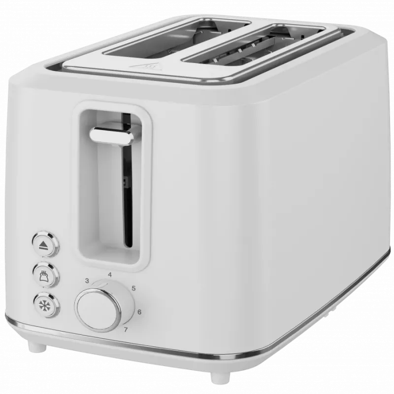 Elektriline röster, valge, 220-240V, 50-60Hz, 920-1080W, 2 pilu, 3 režiimi, 7 pruunistustaset