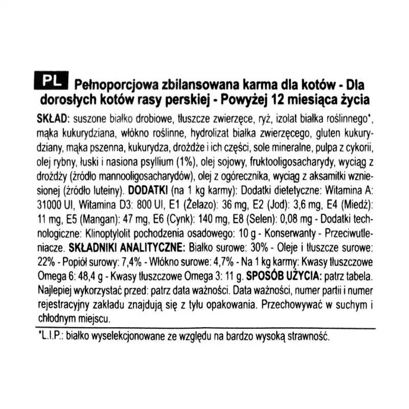 Kuiv kassitoit Royal Canin Adult Poultry Pärsia kassidele 2 kg, 30% valku, 22% rasva