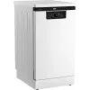 BEKO vabalt seisev nõudepesumasin BDFS26120WQ, energiaklass E, laius 45 cm, 6 programmi, inverter-mootor, kolmas sahtel, valge