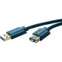 ClickTronic 1,8 m USB 3.0 A/A m/f 1,8 m USB A USB A sinine USB-kaabel (70119)