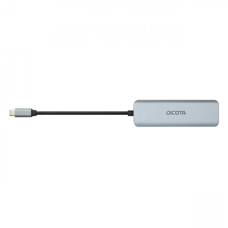 USB Type-C jaotur DICOTA D32061 10000 Mbit/s Hõbedane