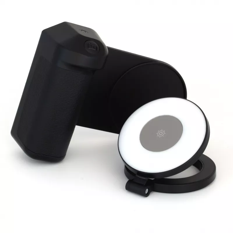 Selfie-valgusti RealPower Selfie MagFree LED must valge ABS PU