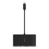 Belkin AVC005BTBK liidese jaotur USB 3.2 Gen 1 (3.1 Gen 1) Type-C Must