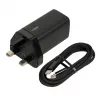 iBOX C-65 Must, GaN 65W universaalne laadija UK pistikuga