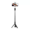 Tech-Protect L05S Selfie Stick alus LED-lamp Bluetooth-kaugjuhtimispult