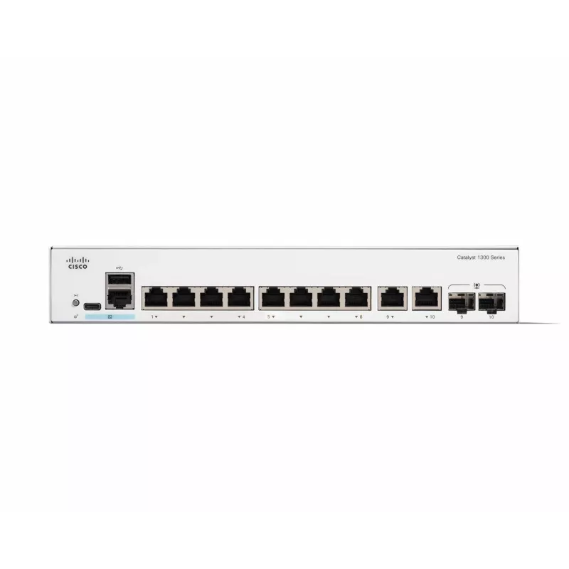 Hallatav kommutaator Cisco Catalyst 1300-8T-E-2G 8 pordiga GE L2