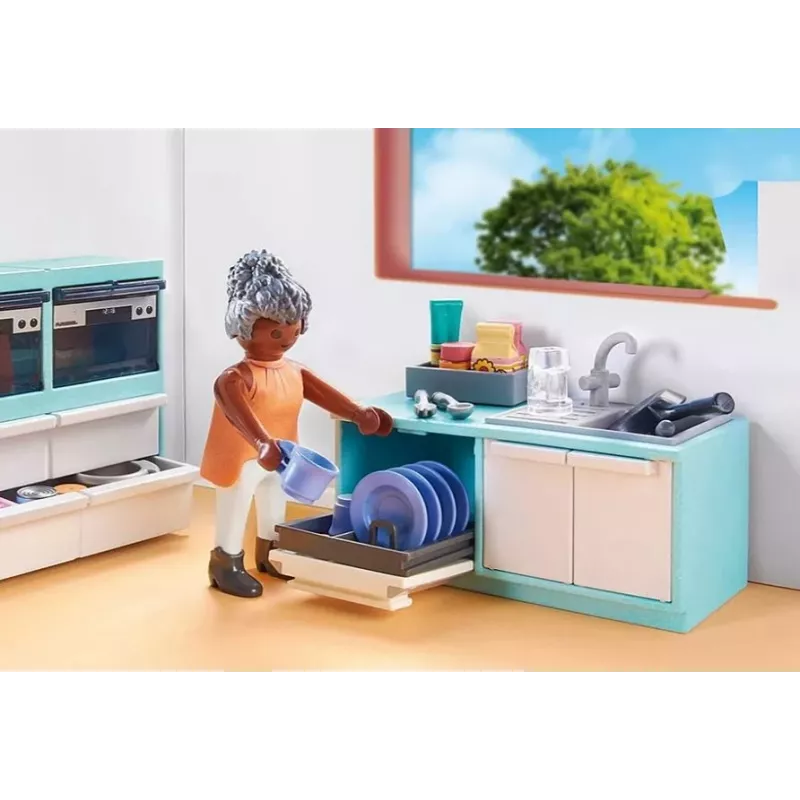 Köök Playmobil My Life Kitchen 71608 Mitmevärviline Plast 4-10 aastat