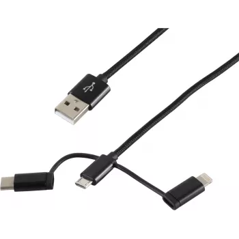USB-kaabel ShiverPeaks BS14-50068 1m USB A Micro-USB B Must