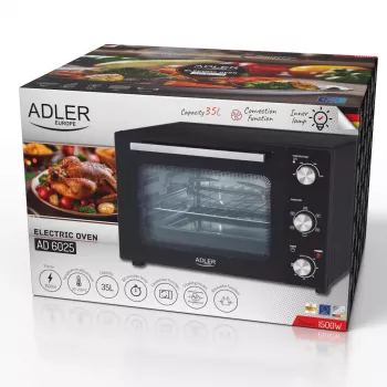 Elektriahi Adler AD 6025 – 35 l mahutavus, 1500 W, must