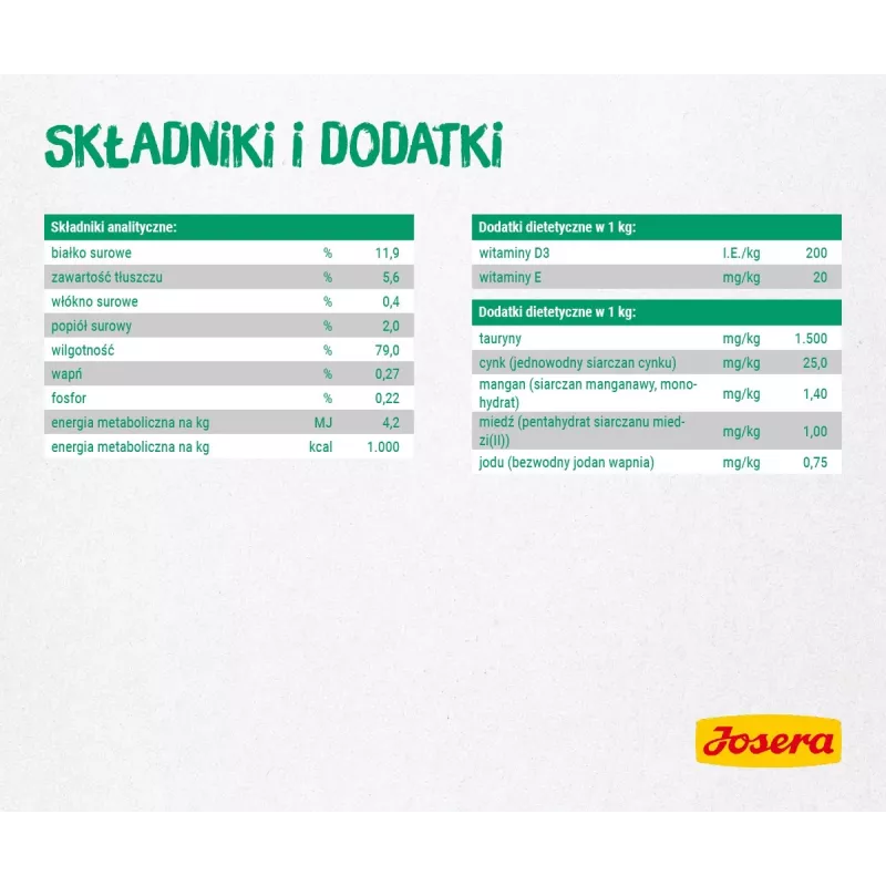 JOSERA Filee kana ja pardiga - märg kassitoit - 70 g