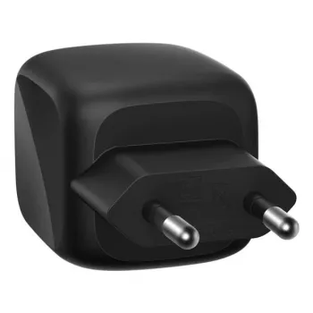 Sisene vahelduvvoolu kiirlaadija Belkin WCH019kqBK — 2× USB‑C, must, OVP/OC/OT/SC kaitsega