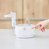 Tabletop nebulizer Omron C28P with 10 ml/min capacity, 2.65 µm particle size, Valge, dimensions 265×195×143 mm