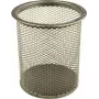 helit Pen Cup Mesh H2518100 9x10cm Round Single-gang Metal Silver (H2518100)