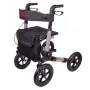Walker (rollaator) ANTAR AT51036 — must, 27,9 cm (11 tolli) istmekõrgus, 9 kg, max koormus 136 kg, laius 870 mm, sügavus 630 mm