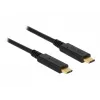 DeLOCK 85531 USB-kaabel USB 3.2 Gen 2 1 m USB C Must
