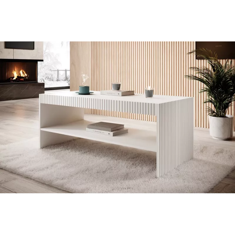 PAFOS pink / laud 120x60x50 cm valge matt