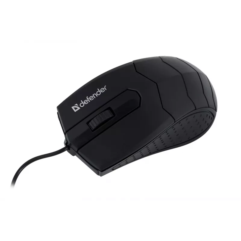Optiline mõlemakäeline hiir DEFENDER HIT MB-530 — 1000 DPI, USB Type-A, must, 1,5 m juhe