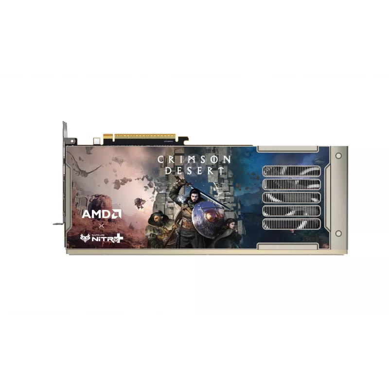 Graafikakaart Sapphire NITRO+ Radeon RX 9070 XT OC Crimson Desert Edition — 16 GB GDDR6, 256-bit, PCIe 5.0