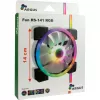 INTER-TECH 88885539 140mm ARGB korpuse ventilaator – must