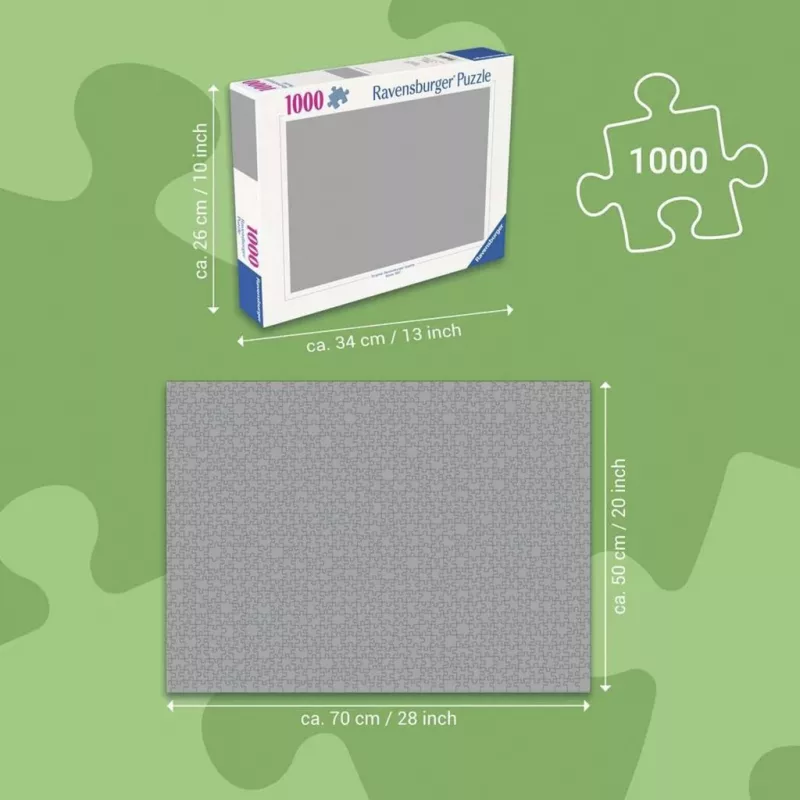 Pusle Ravensburger Challenge DC Comics 1000 tükki, esmaklassilised ühenduvad tükid, valmimõõtmed u 68 x 49 cm