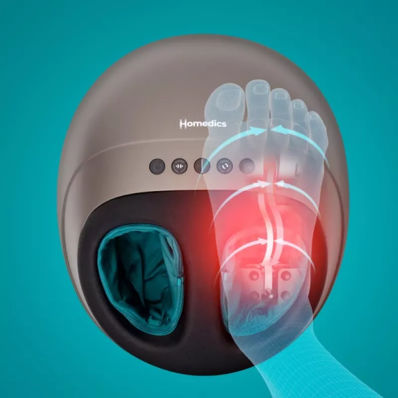 Jalamassaažiseade HoMedics FMS-350HGY-EU Shiatsu õhukompressiooniga