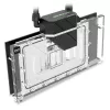 Veeblokk Alphacool 14488 akrüül messing nailon must läbipaistev