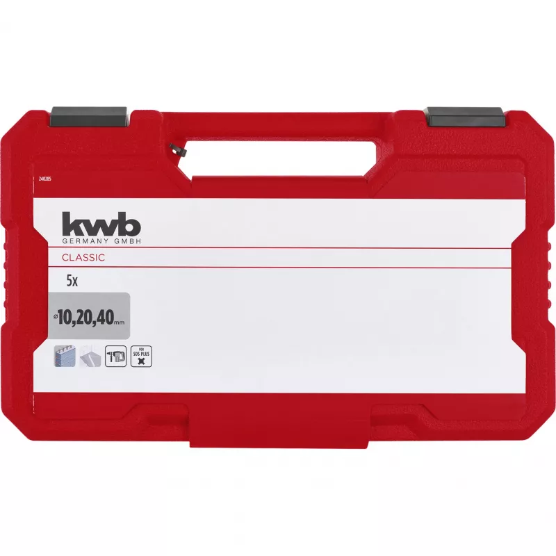 Meislikomplekt KWB 240285, 5 tk, SDS-Plus vars