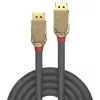 Lindy 20 m DisplayPort 1.2 kaabel, Gold Line, 20 m, DisplayPort, DisplayPort, isane, isane, 4096 x 2160 pikslit