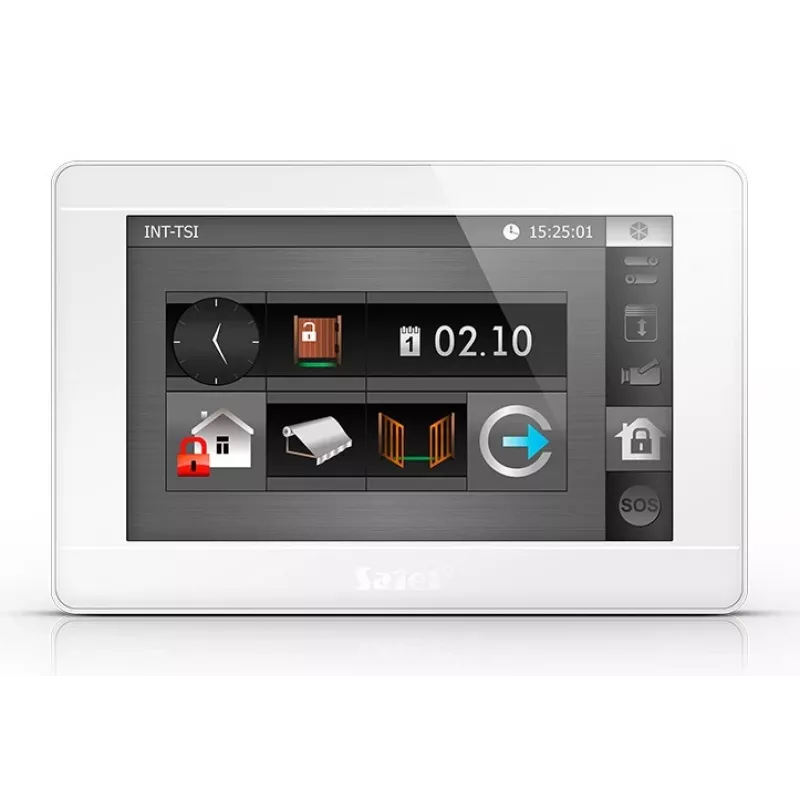 SATEL KEYPAD INT-TSI-W graafiline 7-tolline (valge)