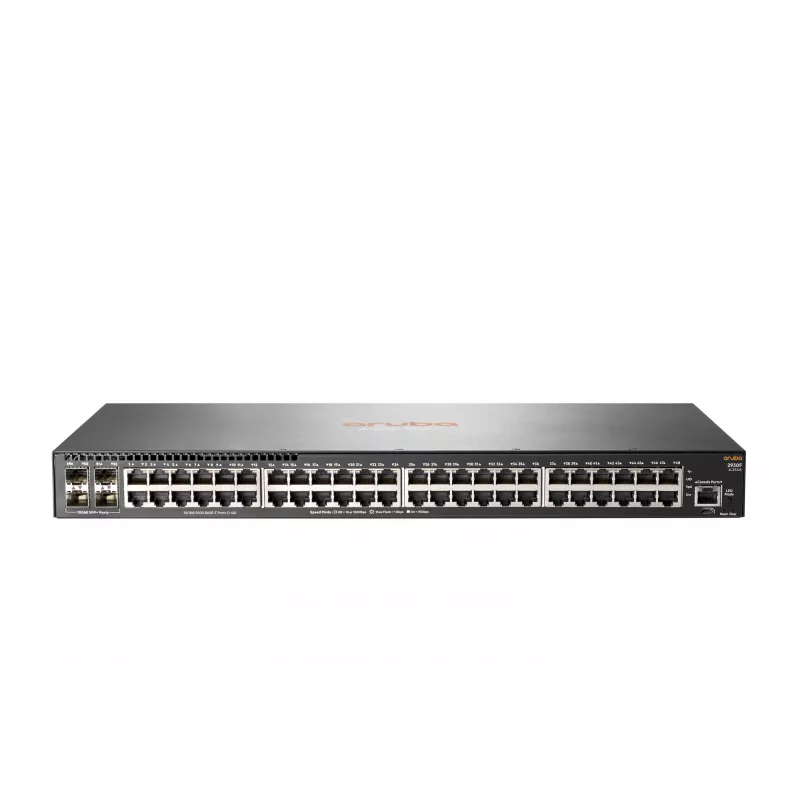 HPE - Aruba Series - Switch - 2930F 48G 4SFP+ - L3 - hallatav - 48 x 10/100/1000 + 4 x 1 Gigabit/10 Gigabit SFP+ (ühendus) - riiulisse paigaldatav