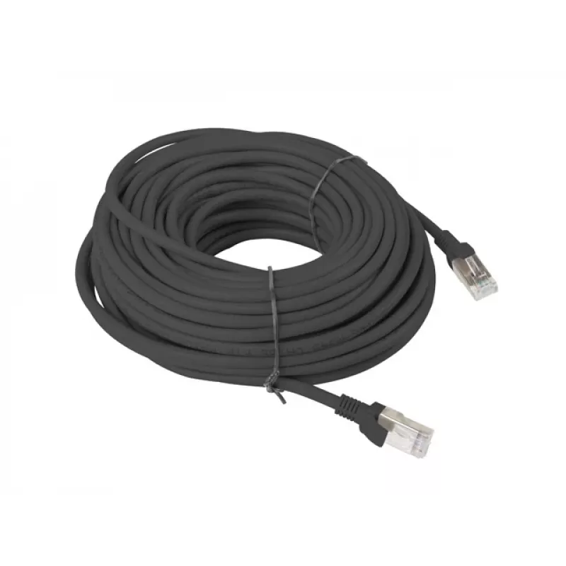 LANBERG Cat6 võrgukaabel PCU6-10CC-2000-BK — 20 m, U/UTP, RJ-45, must