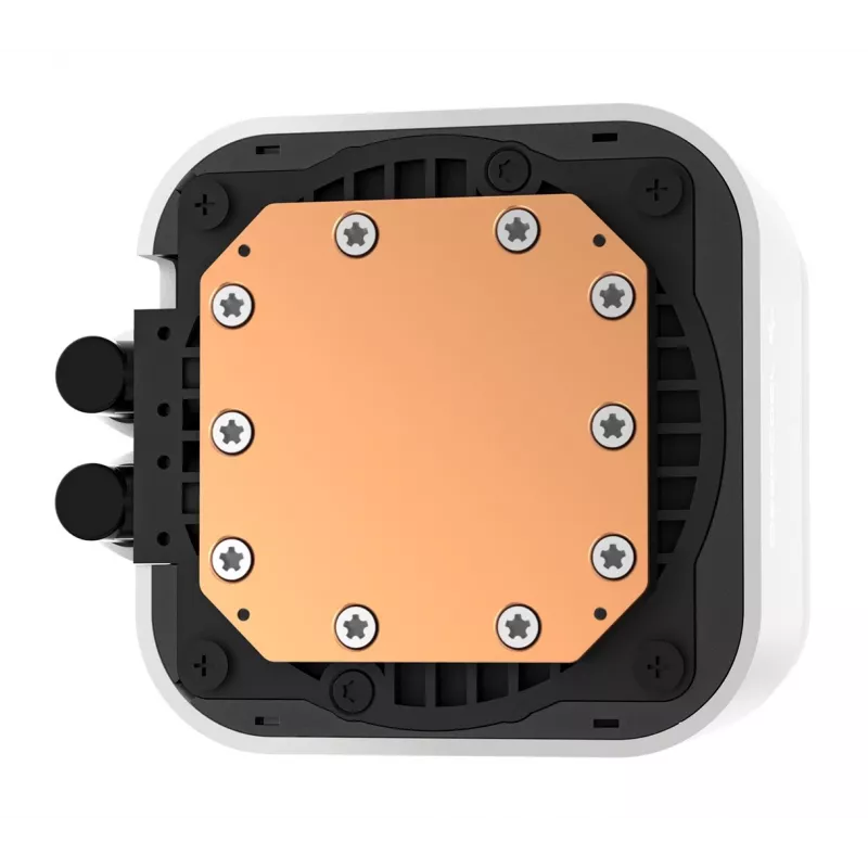 Vedelikjahutus DeepCool LQ360 Valge, 360 mm radiaator, RGB-ventilaatorid