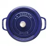 Staub 24 cm ümmargune malmkookott tumesinine