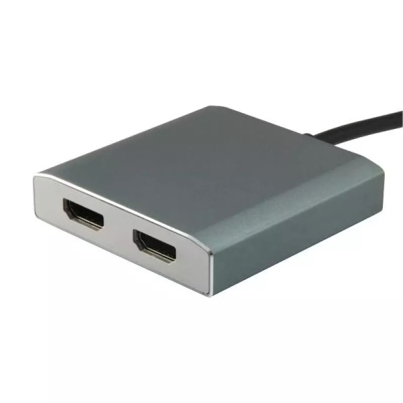 Equip USB Type C 2x HDMI emane adapter, 3.2 Gen 1 (3.1 Gen 1), USB Type-C, HDMI väljund, 4096 x 2160 pikslit