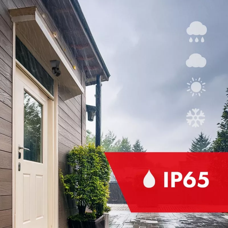 PIR-liikumisandur MACLEAN MCE201 B/B IP65 passiivne infrapunadetektor, ilmastikukindel