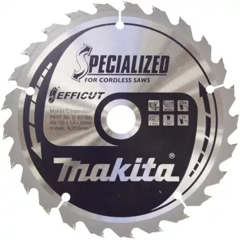 Makita Specialized EFFICUT - ketassaeketas - puidule - 165 mm - 25 hammast (B-62985)