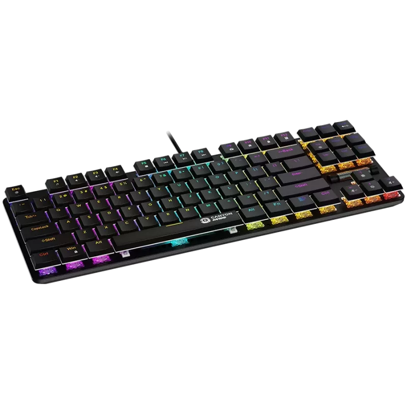 CANYON klaviatuur Cometstrike TKL GK-50 EN Juhtmega