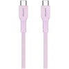 CANYON kaabel OnWire 60CL C-C 60W COLOR Punutud 1m Roosa
