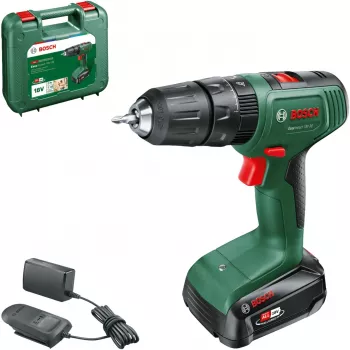 Juhtmeta lööktrell EasyImpact 18V-38 (roheline/must, liitium-ioonaku 2,0Ah, kandekohver, POWER FOR ALL ALLIANCE)