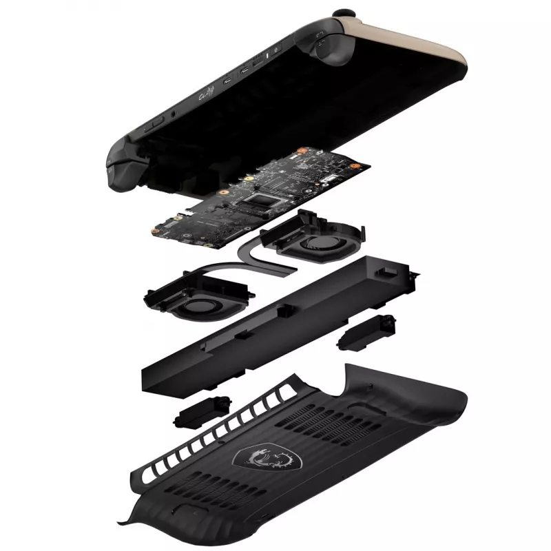 MSI Claw 8 AI+ A2VM-037PL kaasaskantav mängukonsool 20.3 cm (8) 1 TB puuteekraan Wi‑Fi beež