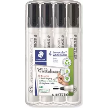 Valge tahvli marker Staedtler 351WP4-9X must 2,0 mm otsaga
